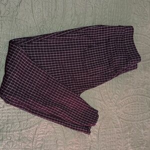 Seven7 Kids Purple Grid Leggings
